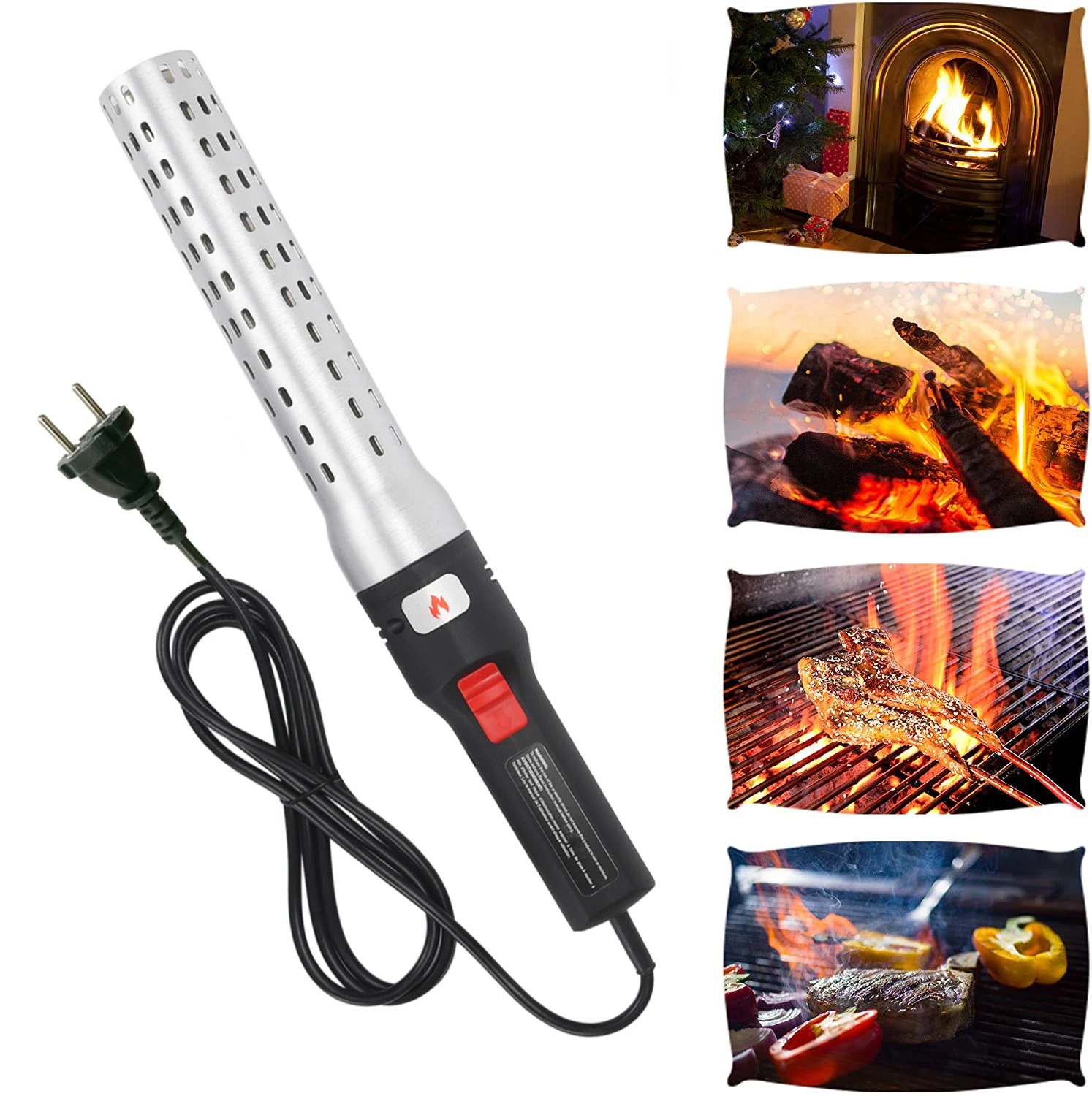 BBQ Starter Charcoal Lighter E - Electric Smoker Bbq 评论和价格