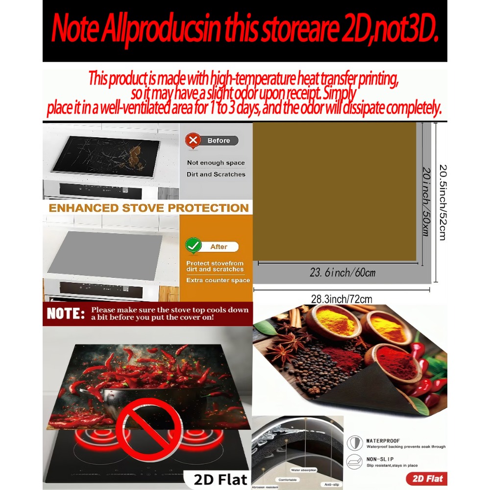 Lemon Window Stove Top Cover,  - Kitchen Appliances Electric Stove 评论和价格