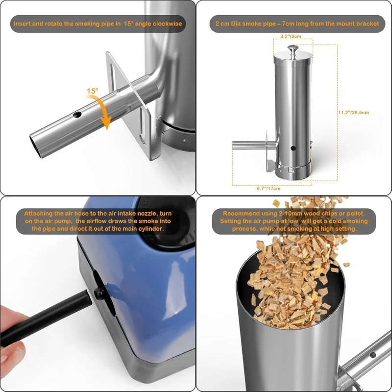 Portable Electric BBQ Smoker w - Electric Smoker Bbq 评论和价格