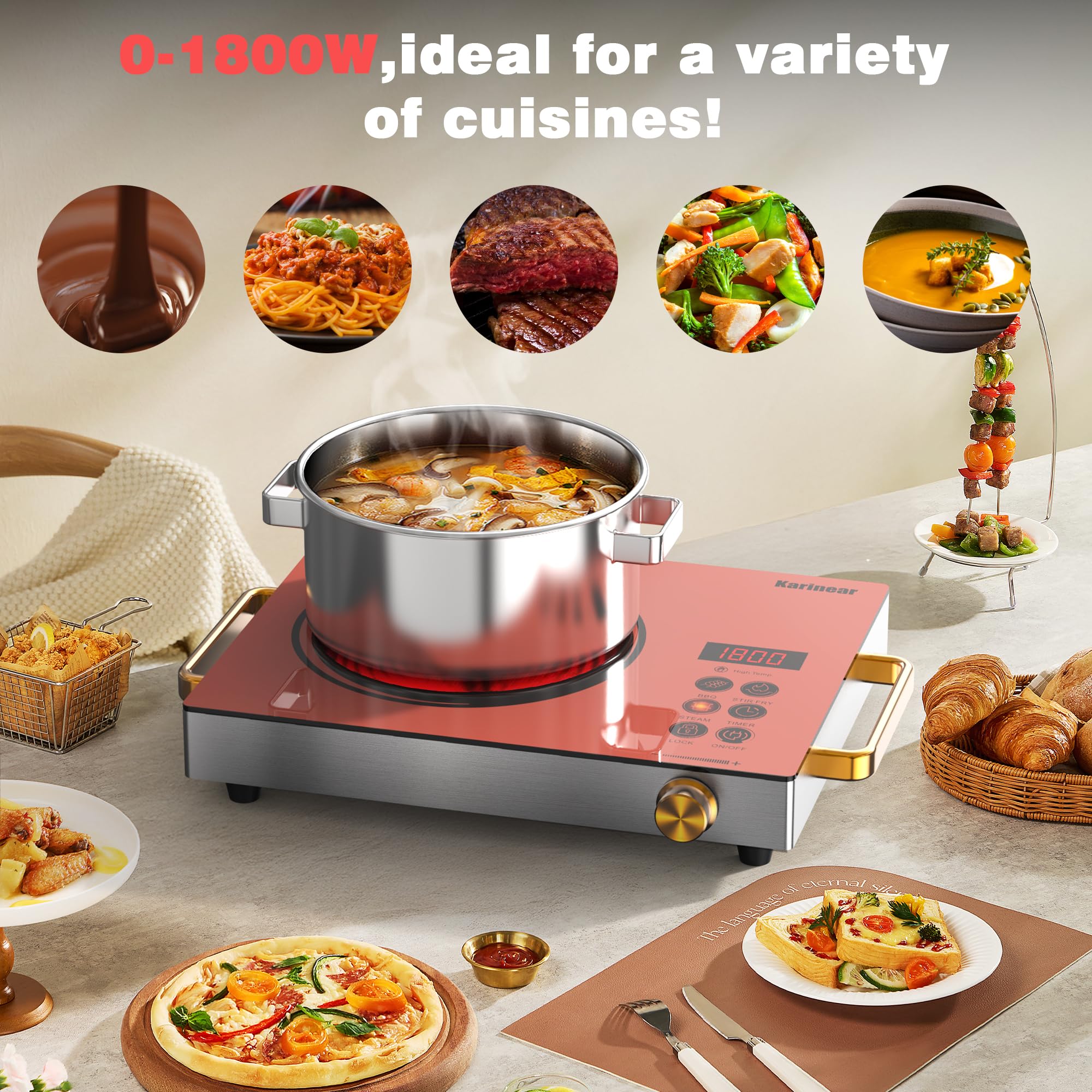 Karinear Portable Electric Sto - Kitchen Appliances Electric Stove 评论和价格