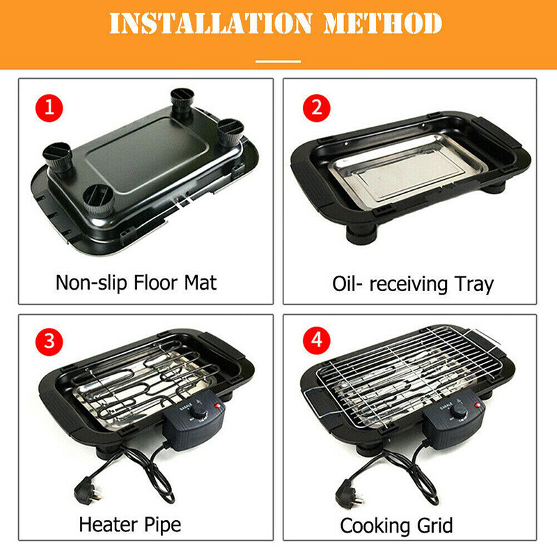 Household Smokeless Grill 2000 - Electric Smoker Bbq 评论和价格